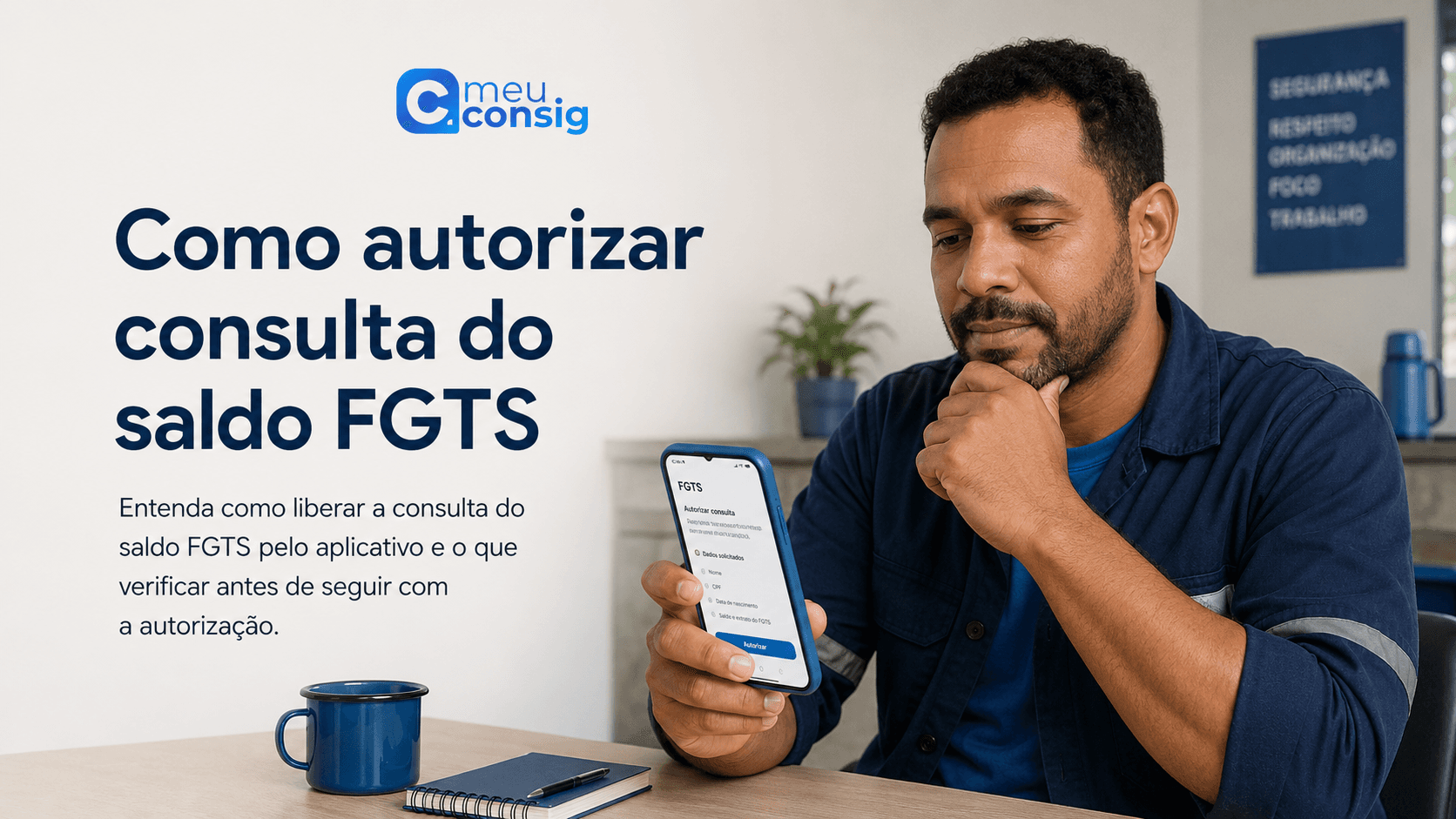 Como autorizar consulta do saldo FGTS