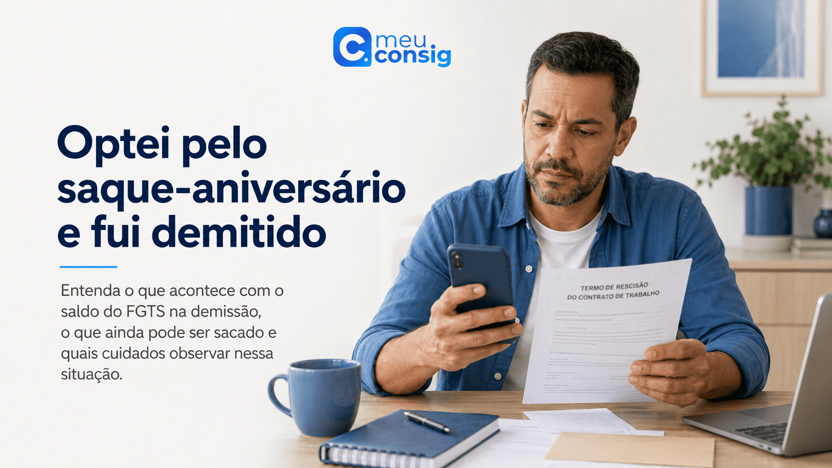 Optei pelo Saque-aniversário e fui demitido